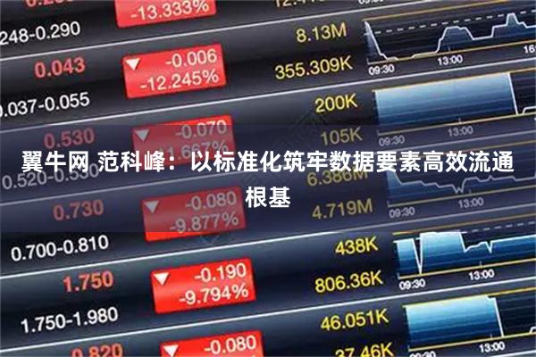 翼牛网 范科峰：以标准化筑牢数据要素高效流通根基